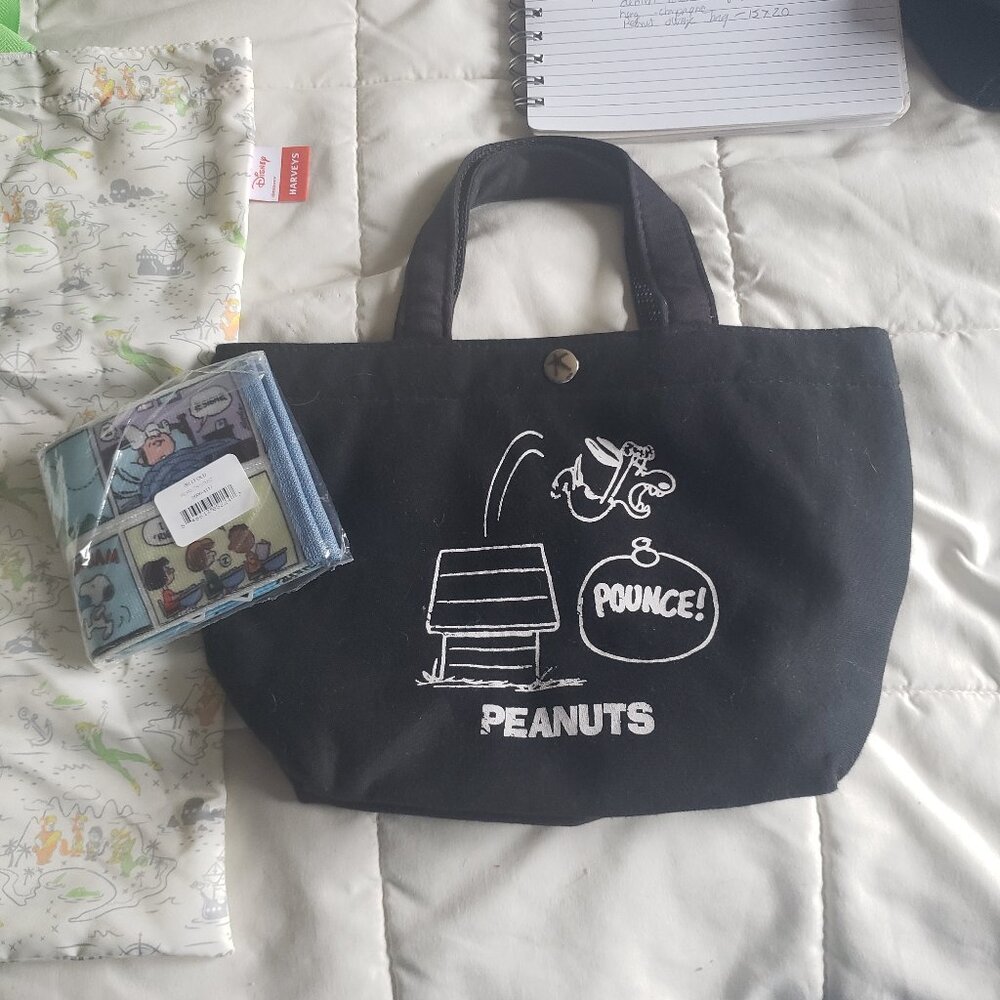 Harveys Seatbelt Bags Peanuts Comic Strip Wallet
